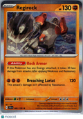 2025 Journey Together Regirock Reverse Holo Rare #82/159