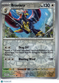 2024 Surging Sparks Braviary Reverse Holo Uncommon #153/191