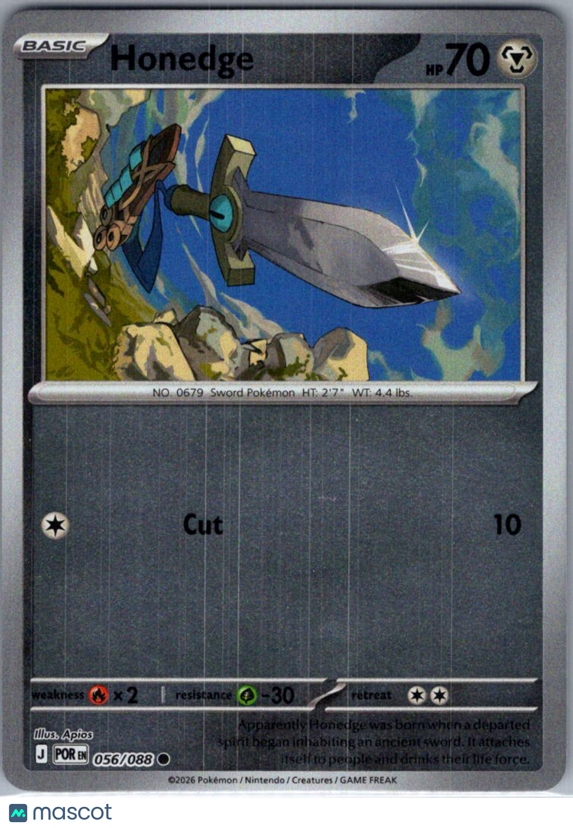 2026 Mega Evolution – Perfect Order Honedge Reverse Holo #56/88