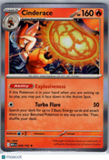 2025 Mega Evolution Cinderace Holo Rare #28/132