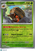 2025 Destined Rivals Crustle Reverse Holo Rare #12/182