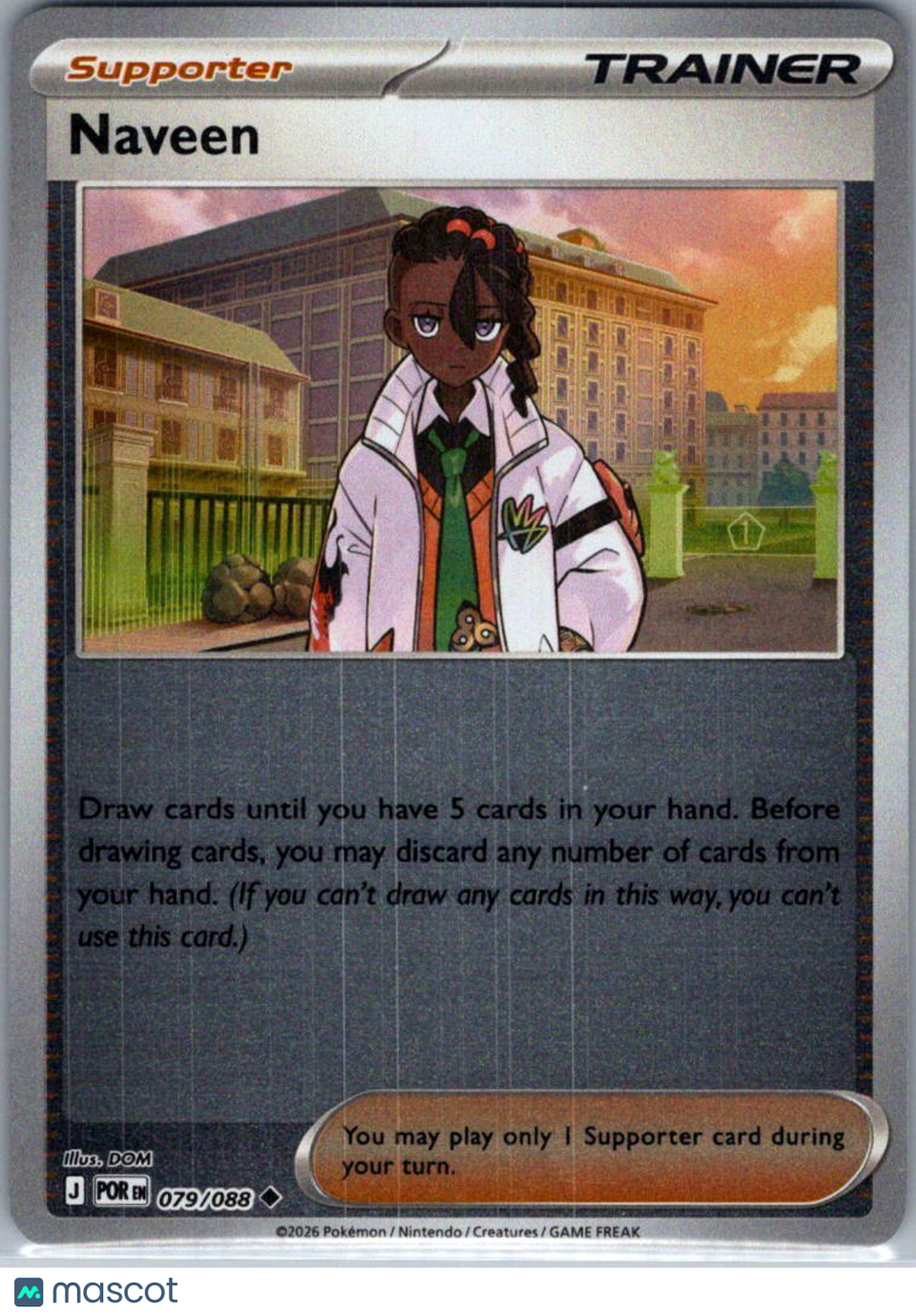 2026 Mega Evolution – Perfect Order Naveen Reverse Holo Uncommon #79/88