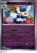 2026 Mega Evolution – Perfect Order Meowstic Reverse Holo Uncommon #34/88