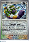 2025 White Flare Tornadus Reverse Holo Rare #78/86