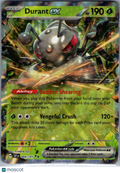 2024 Surging Sparks Durant EX Holo Double Rare RR #4/191