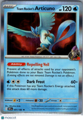 2025 Destined Rivals Team Rocket's Articuno Holo Rare #51/182