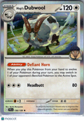 2025 Journey Together Hop's Dubwool Holo Rare #136/159