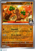 2025 Destined Rivals Ethan's Sudowoodo Reverse Holo #93/182