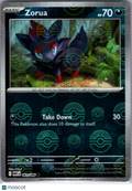 2025 White Flare Zorua Reverse Holo #61/86
