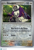 2024 Surging Sparks Oranguru Reverse Holo #156/191