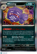 2023 Scarlet & Violet 151 Weezing Reverse Holo Rare #110/165