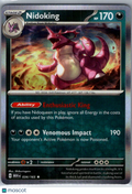 2023 Scarlet & Violet 151 Nidoking Reverse Holo Rare #34/165