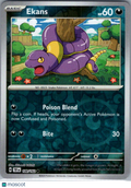 2024 Temporal Forces Ekans Reverse Holo #100/162
