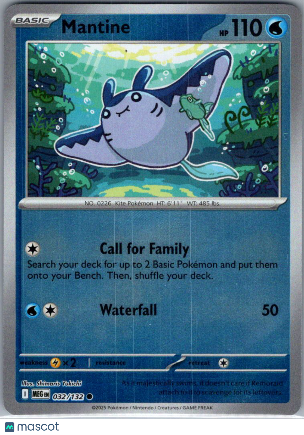 2025 Mega Evolution Mantine #32/132