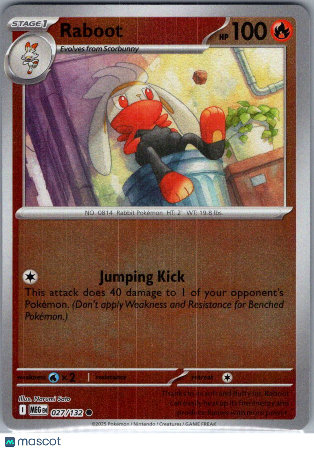 2025 Mega Evolution Raboot #27/132