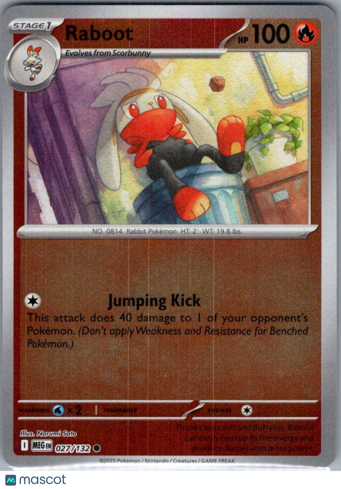 2025 Mega Evolution Raboot #27/132