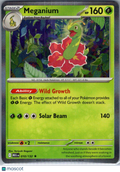 2025 Mega Evolution Meganium Holo Rare #10/132