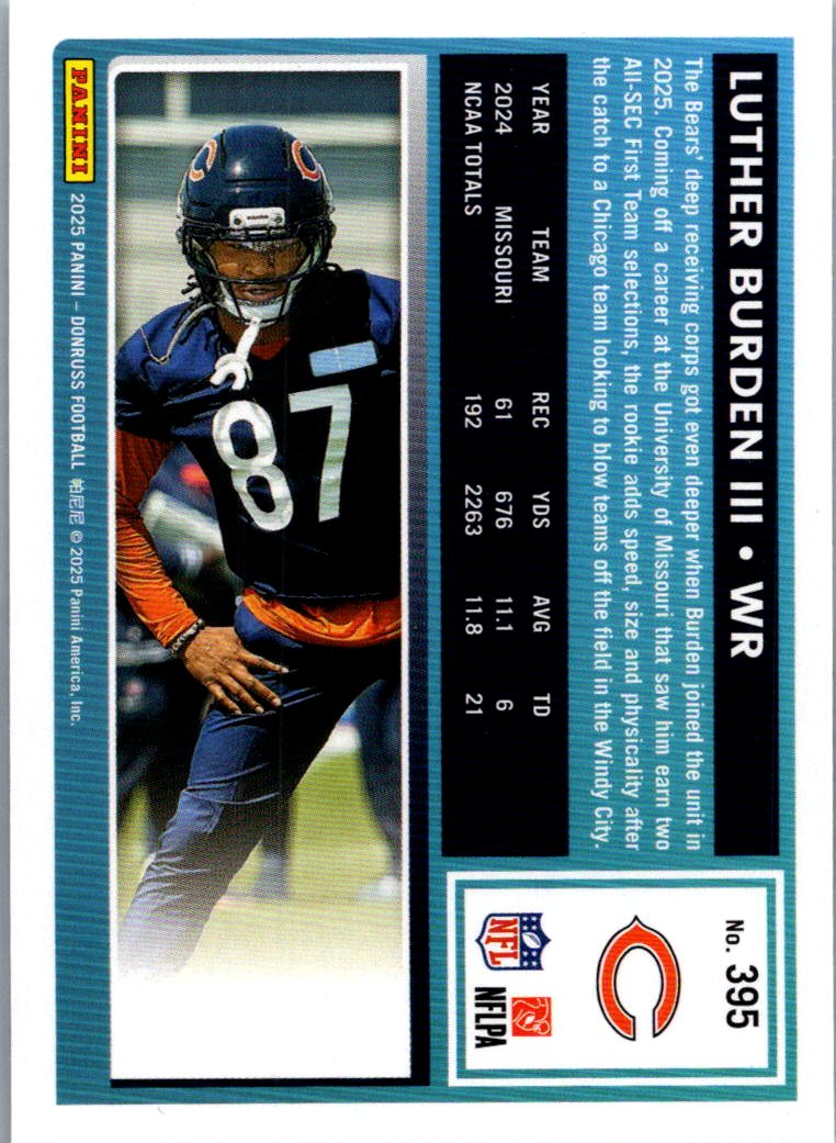 2025 Donruss Luther Burden III #395