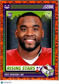 2024 Panini Score-A-Treat Trey Benson #47 Halloween Orange RC