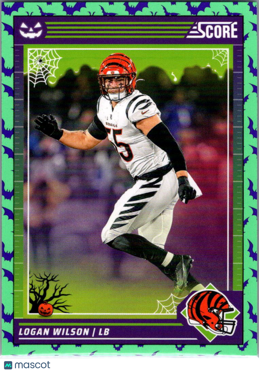 2024 Score Score-A-Treat Logan Wilson #61 Halloween Green