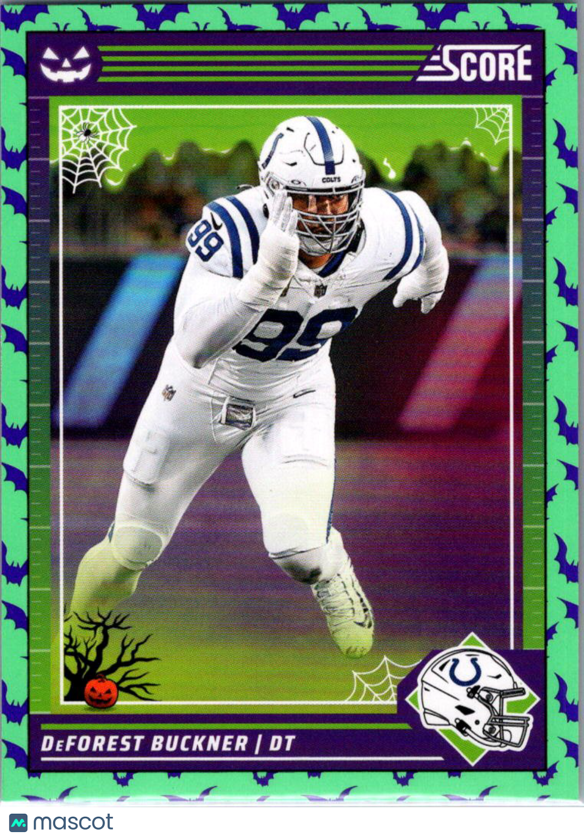 2024 Panini Score Score-A-Treat DeForest Buckner #122 Halloween Green