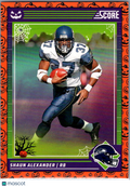 2024 Score Score-A-Treat Football Shaun Alexander #261 Halloween Orange