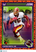 2024 Score Score-A-Treat Clinton Portis #288 Halloween Orange