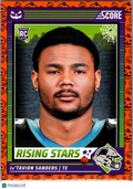 2024 Score Score-A-Treat Ja'Tavion Sanders #24 Halloween Orange RC