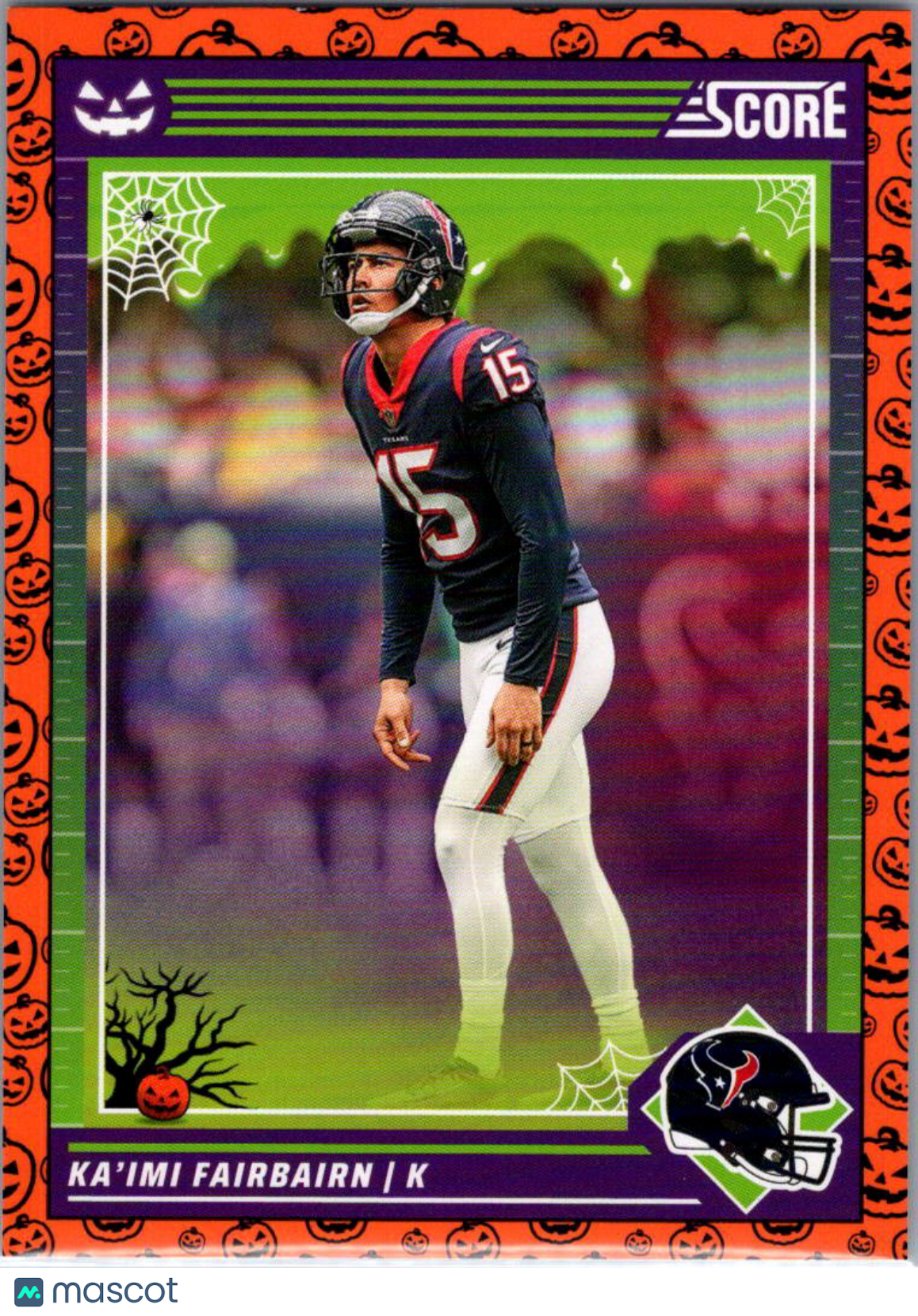 2024 Panini Score-A-Treat Football Ka'imi Fairbairn #115 Halloween Orange