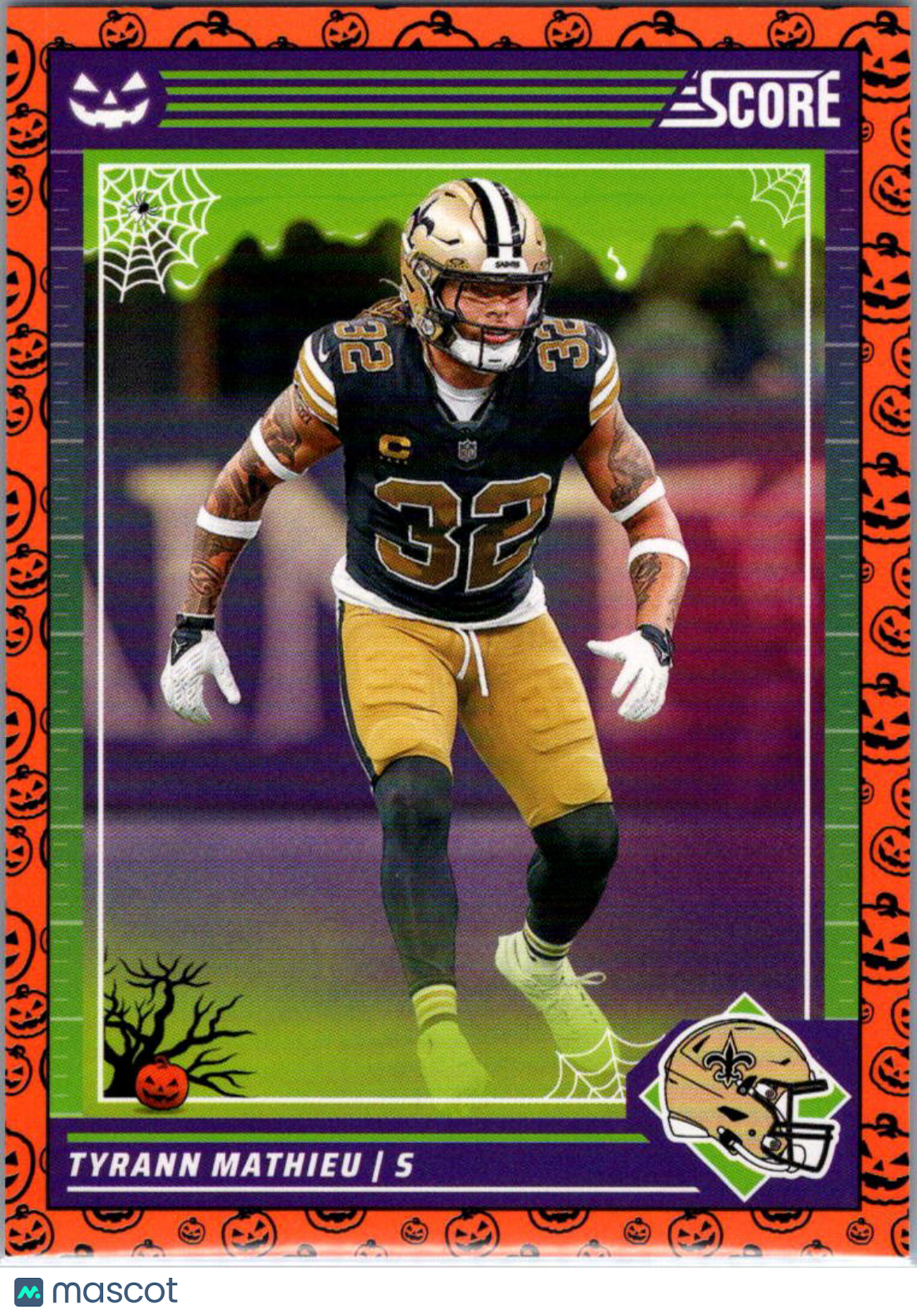 2024 Score Halloween Tyrann Mathieu #202 Halloween Orange