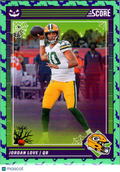 2024 Score Score-A-Treat Jordan Love #102 Halloween Green