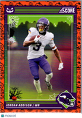 2024 Panini Score Score-A-Treat Jordan Addison #184 Halloween Orange