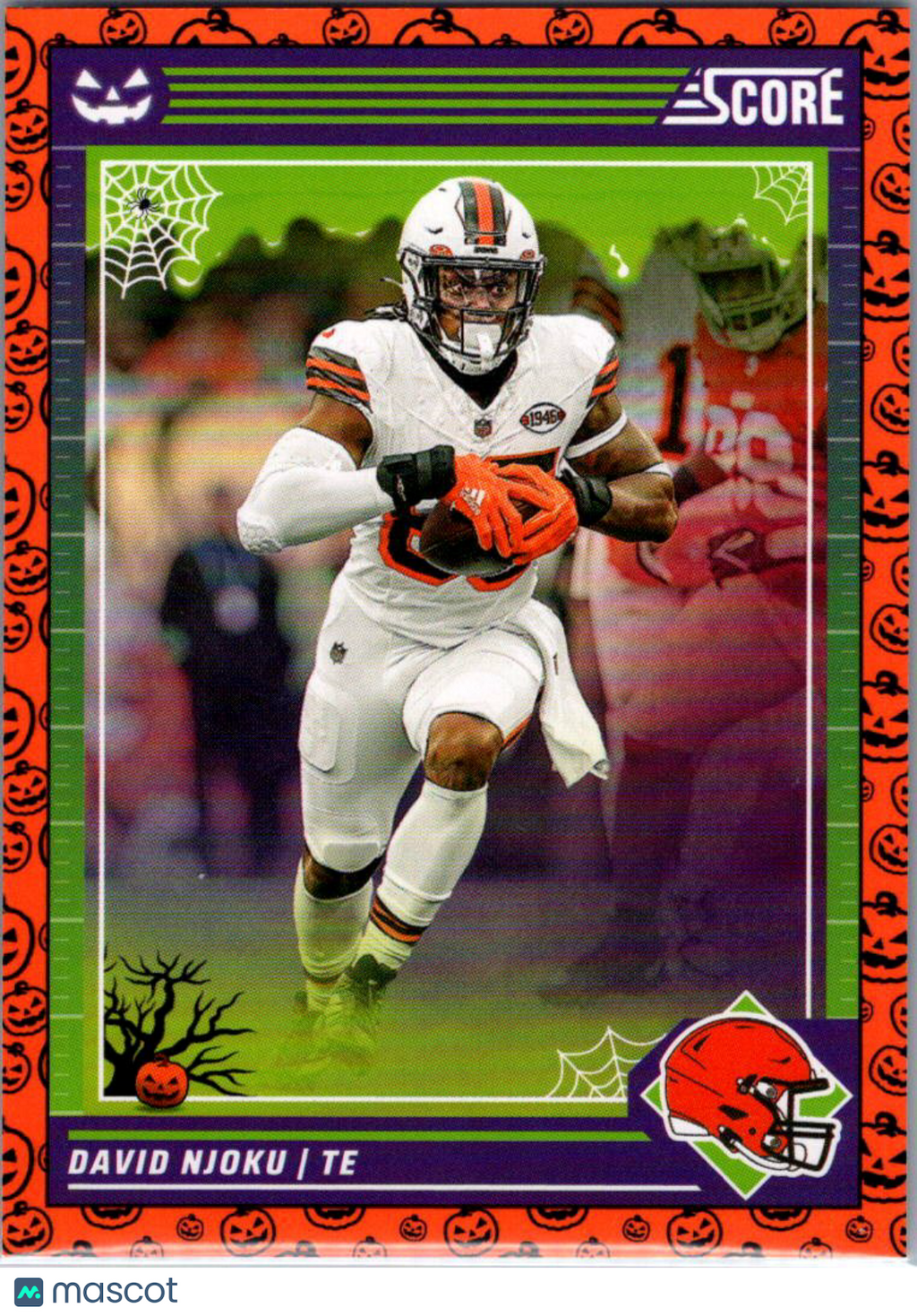 2024 Score Score-A-Treat David Njoku #70 Halloween Orange
