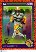 2024 Panini Score Score-A-Treat Jaire Alexander #100 Halloween Orange