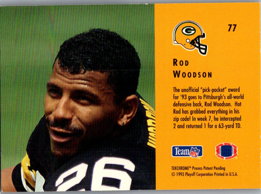 1993 Playoff Best of the Rest Rod Woodson #77
