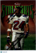 1997 Topps Finest Stalwarts Ty Law #182 Reflector with Peel