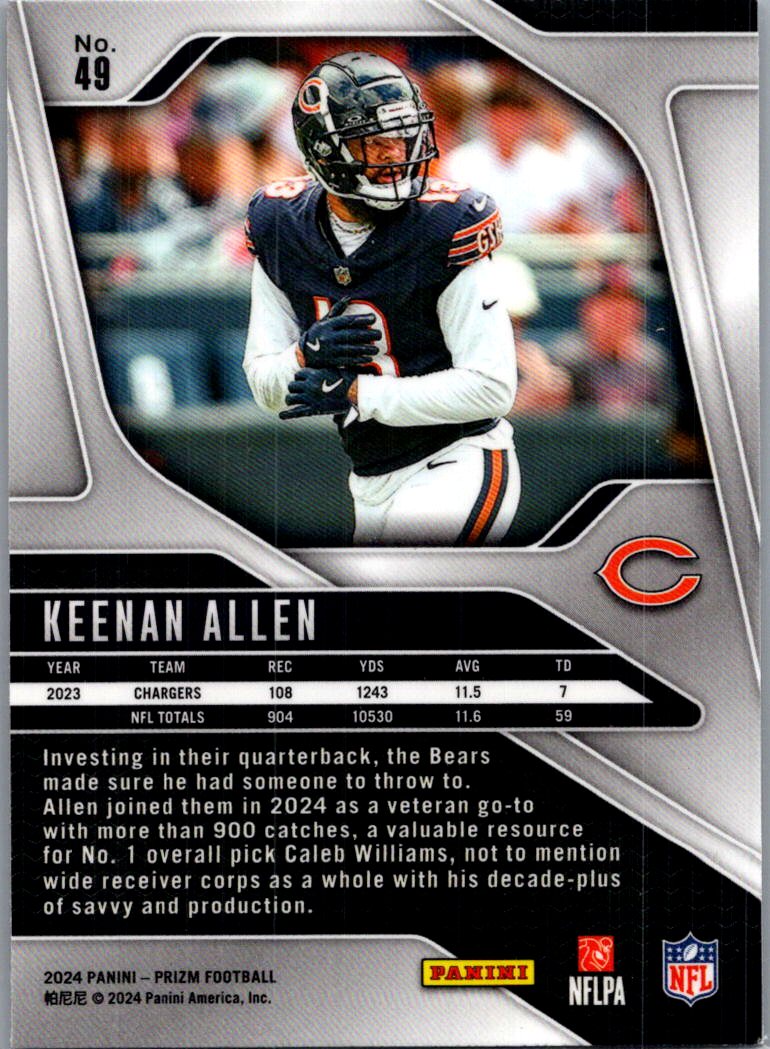 2024 Panini Prizm Keenan Allen #49