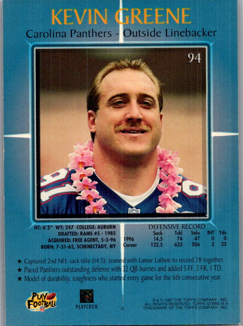 1997 Topps Stars Kevin Greene #94