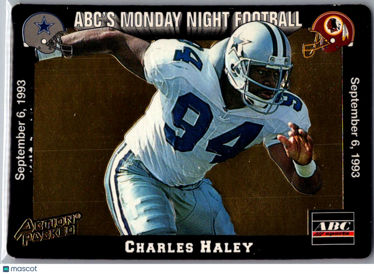 1993 Action Packed ABC's Monday Night Football Charles Haley #2