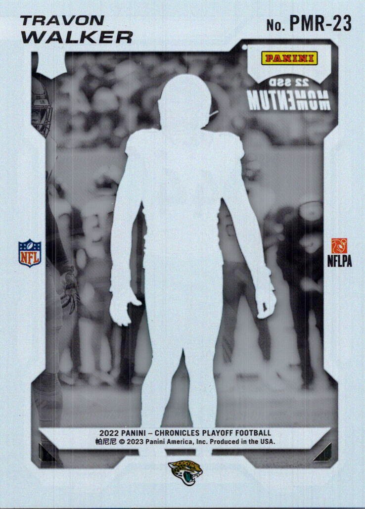2023 Panini Chronicles Playoff Momentum Travon Walker #PMR-23 RC