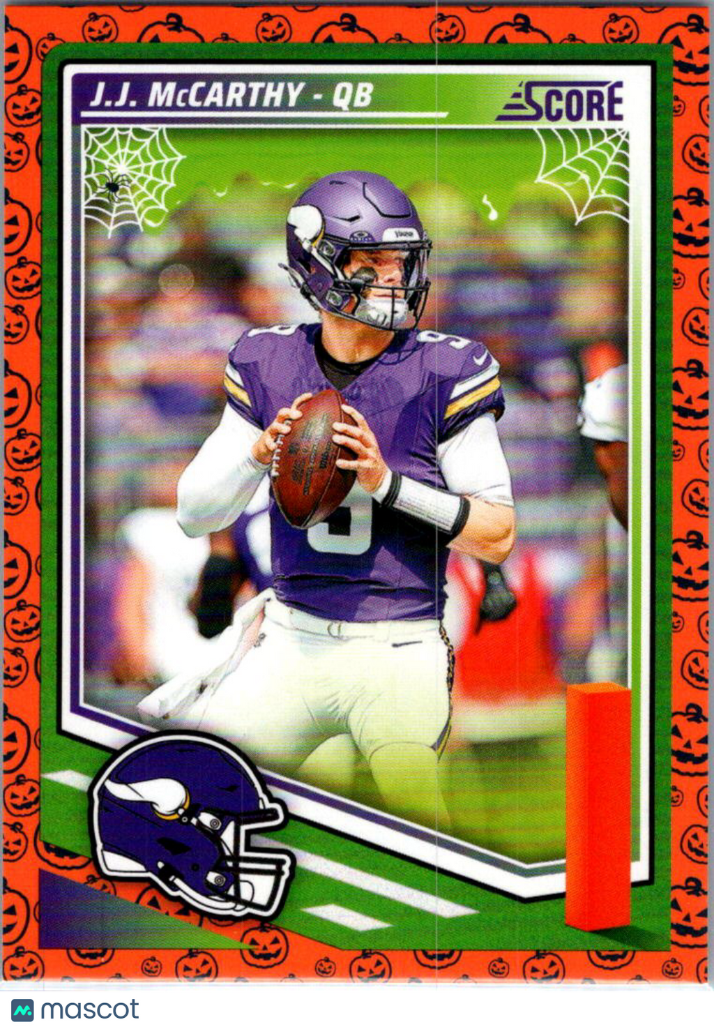 2025 Panini Score Football J.J. McCarthy #291 Halloween