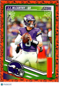 2025 Panini Score Football J.J. McCarthy #291 Halloween