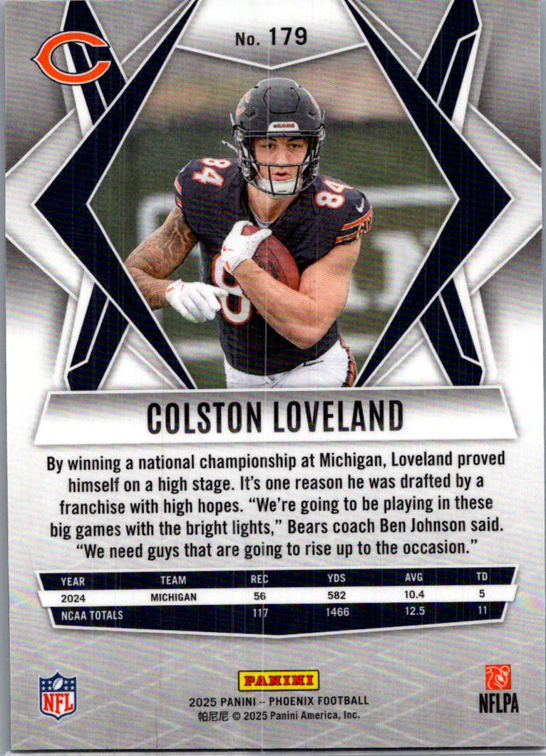2025 Panini Phoenix Colston Loveland #179 RC