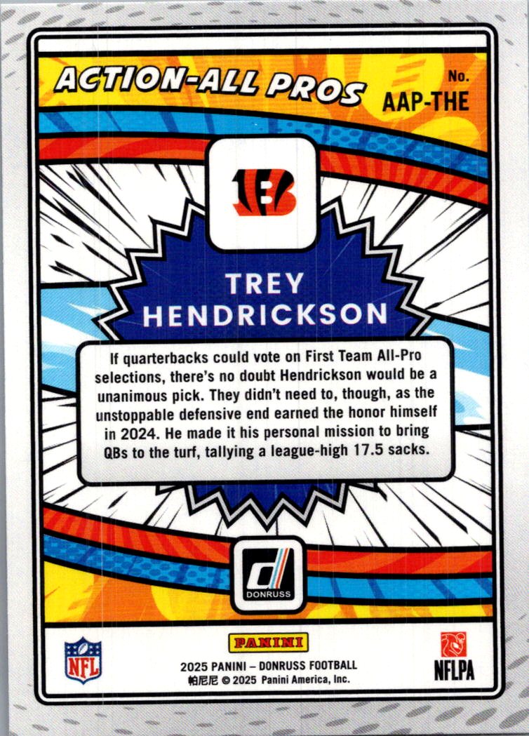 2025 Donruss Action-All Pros Trey Hendrickson #AAP-THE Laser