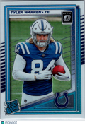 2025 Panini Donruss Optic Tyler Warren #234
