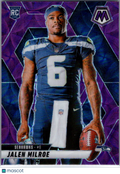 2025 Panini Mosaic Football Jalen Milroe #283 Purple RC