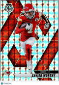 2025 Panini Mosaic Xavier Worthy #184 Silver