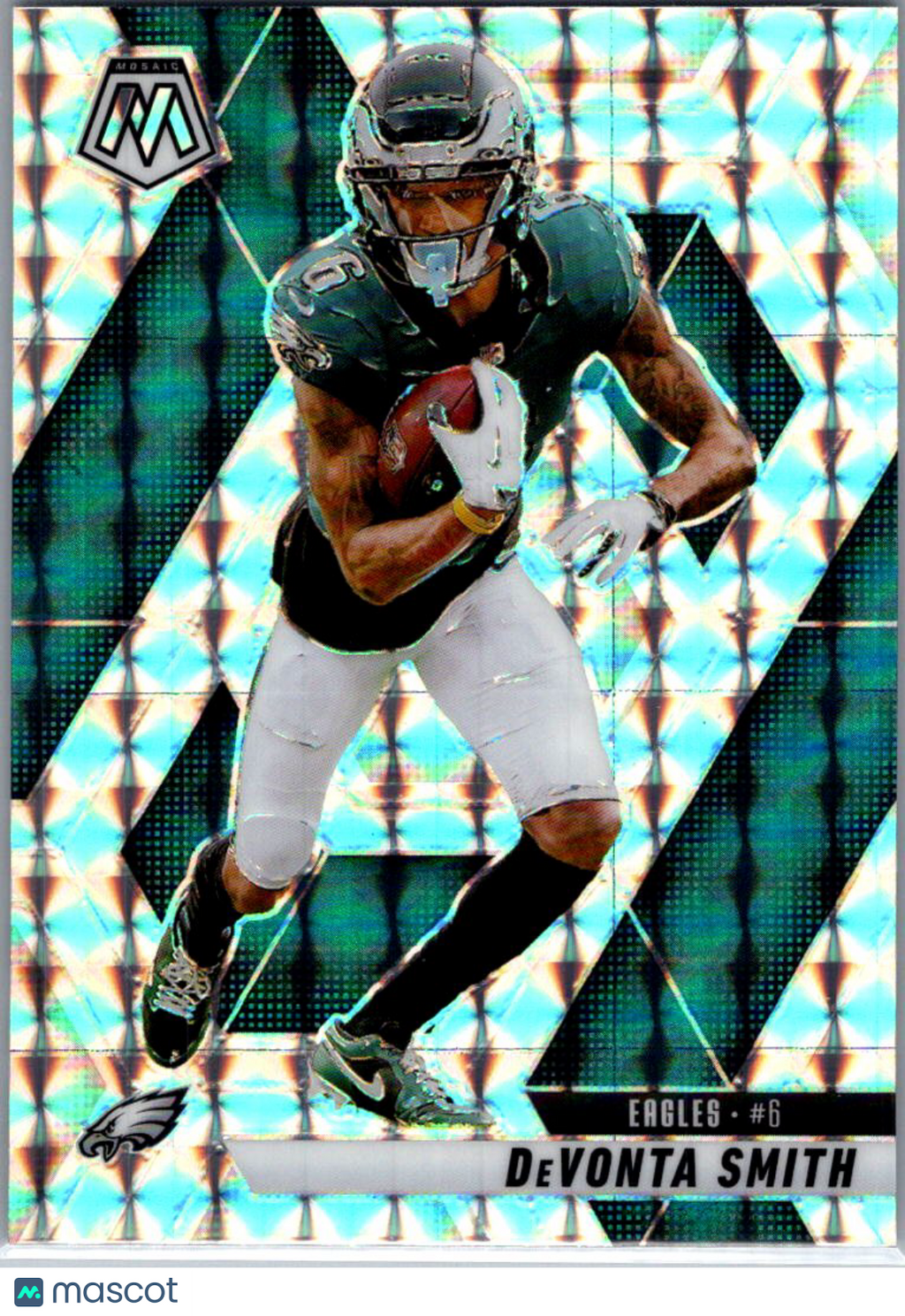 2025 Panini Mosaic Football DeVonta Smith #119 Silver