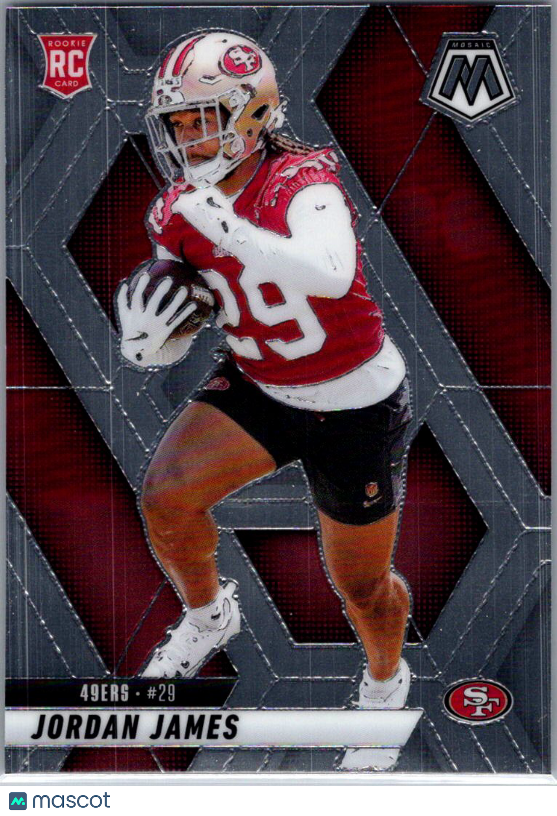 2025 Panini Mosaic Football Jordan James #370 RC