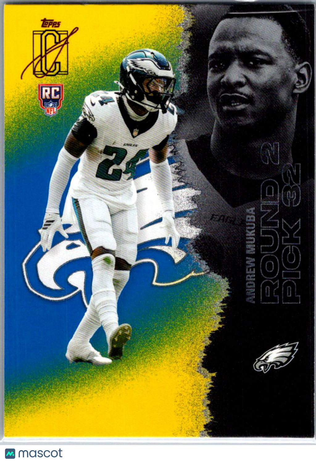 2025 Topps Composite Andrew Mukuba #162 Yellow & Black RC